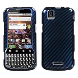Blue Racing Fiber Protector Case Phone Cover for Motorola XPRT (MB612)