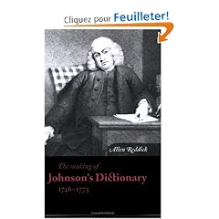 The Making of Johnson's Dictionary 1746-1773