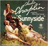 movie poster of Charlie Chaplin in Sunnyside
