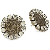 Liz Palacios Piedras Antiqued Swarovski Crysta