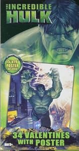 The Incredible Hulk Valentines with Free Poster