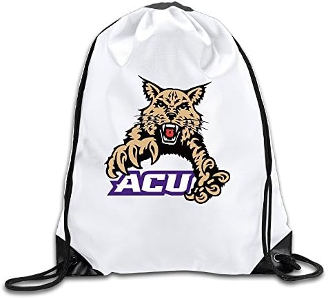 Fashion Cool Abilene Christian Wildcats Sports Logo Drawstring Backpack Bag