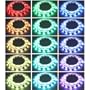 16.4 Ft RGB Color Changing Kit with LED Flexible Strip, Controller + Remote and 12 Volt 4 Amp Power Supply By Ledwholesalers, 2034rgb Kit
