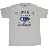 St. Louis Blues - Blues Old Time Hockey Gray Frank Tee