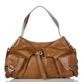 Kooba Isabella Leather Shoulder Bag (Brown)