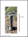 Rome Industries B19 Cast Iron Sundial Pedestal