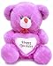 Rushi EnterpriseRichy Toys 2 Feet Around With Birthday Heart Stuffed Soft Plush Toy Kids Teddy Bear (Purple) RS.499.00