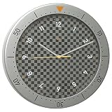 Bai Design BAI.925.SSB Speed Master Wall Clock in Silver