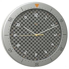 Bai Design BAI.925.SSB Speed Master Wall Clock in Silver