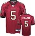 Josh Freeman Jersey: Reebok Authentic Red #5 Tampa Bay Buccaneers Jersey - 54