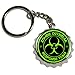 Zombie Outbreak Response Team - Green - Nickel Plated Metal Popcap Bottle Opener Keychain Key Ring