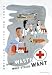 Don't Waste What Others Want: American Junior Red Cross 12x18 Giclee on canvas