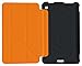 Fire HD 6 2014 Case, rooCASE Origami 3D Fire HD 6 Slim Shell Folio Case Cover with Stand [Support Auto Sleep/Wake Feature] for Amazon Fire HD 6 2014, Granite Black / rooCASE Orange