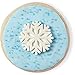 Wilton 710-3467 12 Count Snowflakes with Sparkle Royal Icing Decorations