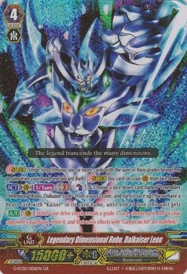Cardfight!! Vanguard TCG - Legendary Dimensional Robo, Daikaiser Leon (G-FC02/006EN) - Fighter's Collection 2015 Winter