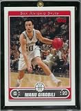2006 07 Topps Manu Ginobili San Antonio Spurs Basketball Card #145 - Mint Condition - Shipped In Protective ScrewDown Display Case!