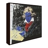 Andy Warhol 9x9 contemporary framed print Beethoven, 1987