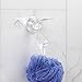 InterDesign Power Lock Suction, Spa Hook, Clear