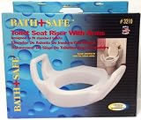 Bath + Safe Toilet Seat Riser with Arms