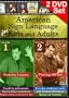 American Sign Language for Kids and Adults, Vol. 1-2 - Complete Set - 2 DVDs