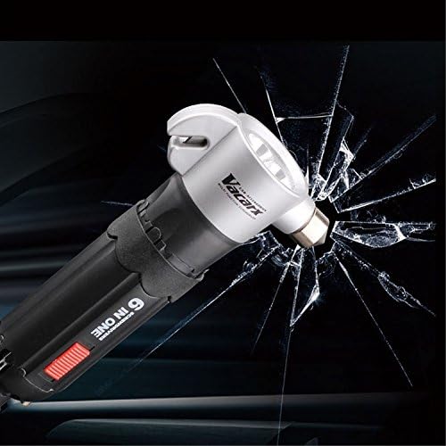 Fylyer® six Wika Division Multifunction Car Safety Hammer Rescue Hammer Emergency Escape Hammer Broken Windows Device
