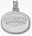 Vancouver Canucks Canucks Puck Pendant - Sterling Silver Jewelry