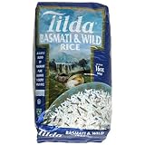 Tilda Rice, Basmati and Wild, 16Ounce Bags (Pack of 8)