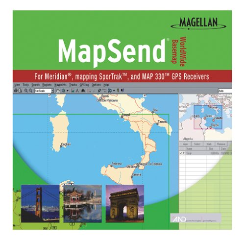 Electronics: Magellan MapSend WorldWide Basemap