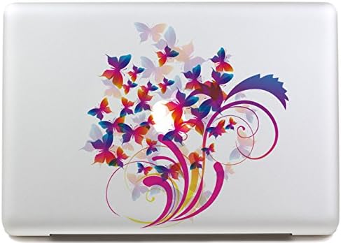 LoveDecalHome macbook decal sticker cover Lovely sticker Macbook sticker partial cover Macbook Pro 13 decal Skin flower Macbook Air 13 Sticker Macbook pro retina 13 decal