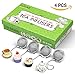 Luvao Food Grade Stainless Steel Loose Tea Leaf Infuser Ball Strainer Set of 4
