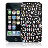 elago iPhone 3G/3GS用 デザイン保護シール Skin Children Black EL-S-HM-Chil-B
