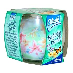 Glade Candle Butterfly Garden 12-4 ounce candles