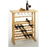 24 Bottle Wine Rack in Beech