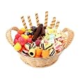 Basket with Various Sweets and the Cookies, Isolated - 24"W x 19"H - Peel and Stick Wall Decal by Wallmonkeys Cheap
