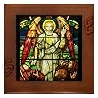 Angel Appearing to the Shepherds on a Framed Tile