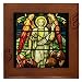 Angel Appearing to the Shepherds on a Framed Tile