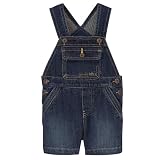 Genuine Kids from OshKosh Newborn Boys Denim Shortall - 6M