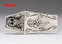 Rock Rebel D.O.D Day of Dead Coffin Cool Belt Buckle
