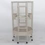 32" Octagonal Bird Cage In Black