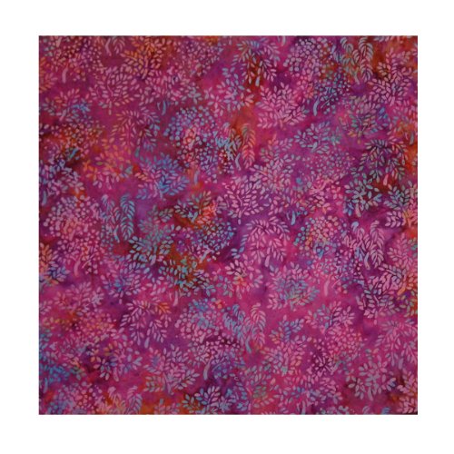 Fuchsia & Periwinkle Batik Handkerchief