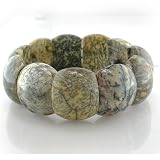 Cute Stretchy Crazy Lace Agate Bracelet