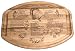 Catskill Craftsmen Grandma's Turkey Wood Cutting Board with Graphics