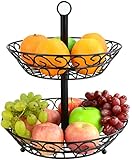 Surpahs 2-Tier Countertop Fruit Basket Stand