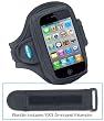 Sport Armband for iPhone 4S Bundled with EX3 Armband Extender (fits iPhone 4, iPhone 4S, iPhone 3G / 3GS)