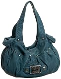KATHY Van Zeeland Washed Up Tote,Teal,one size