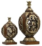 Review Sterling Industries  / SI 91-1930 Set of 2 Pierced Moreaux Finials