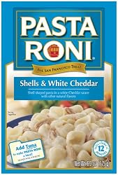 Pasta Roni Shells & White Cheddar Mix, 6.2-Ounce Boxes (Pack of 12)