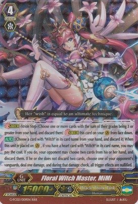 Cardfight!! Vanguard TCG - Floral Witch Master, MiMi (G-FC02/009EN) - Fighter's Collection 2015 Winter