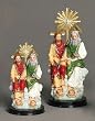 Luciana Collection - Statue - Holy Trinity - Poly Resin Statues on Dark Base - 5in.