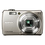 Fujifilm FinePix F200EXR 12MP Super CCD Digital Camera with 5x Wide Angle Dual Image Stabilized Optical Zoom (Silver)